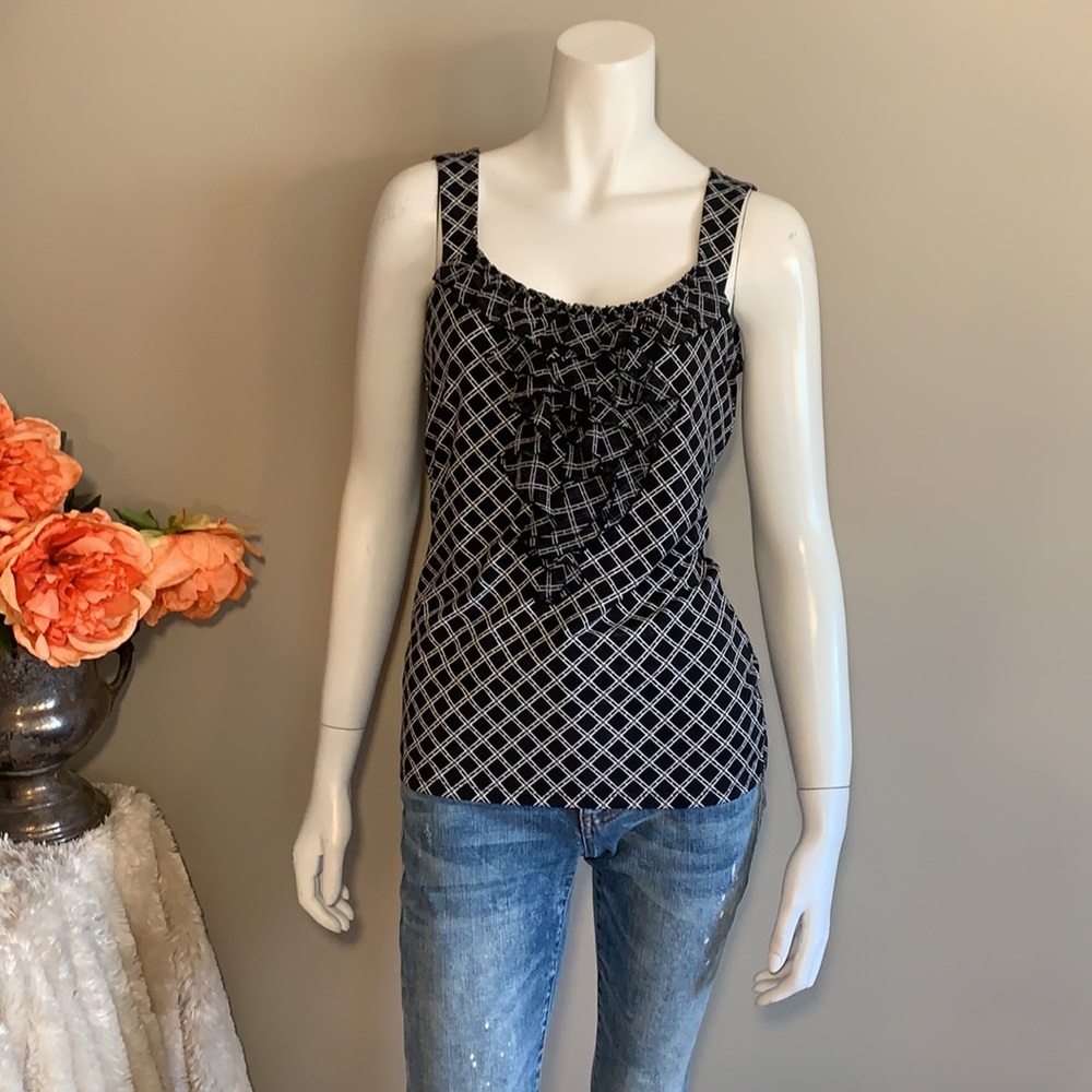 WHBM ruffle tank XS